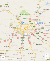 恶劣天气交通管制地图导航示意图