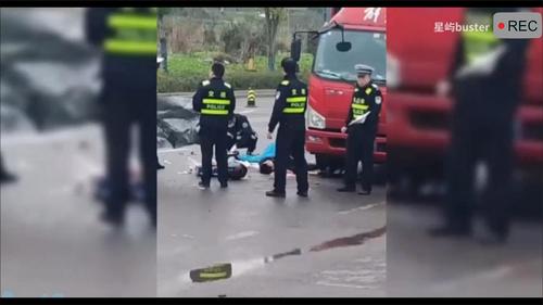 刹不住了，直接躺地上了！