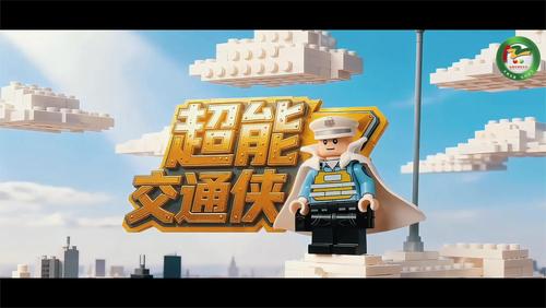 文明交通，需要每一个人共同努力，我们都是《超能交通侠》！