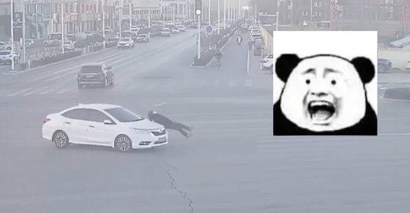 “任性”的行人，遇到了“迷糊”的驾驶人！
